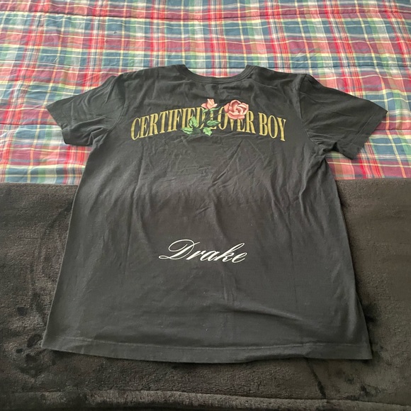 Nike x Drake Certified Lover Boy CLB Rose Black T-Shirt Size M - Picture 2 of 3